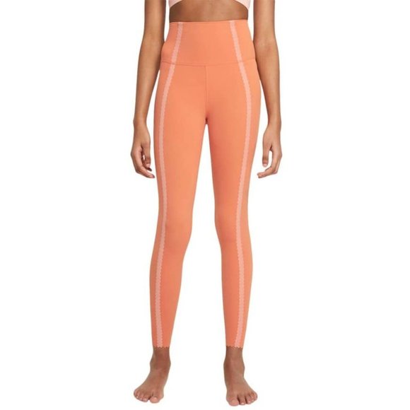 NWT Nike Yoga High Rise Luxe Eyelet 7/8 Women Training-Tights, Medium - Picture 2 of 5